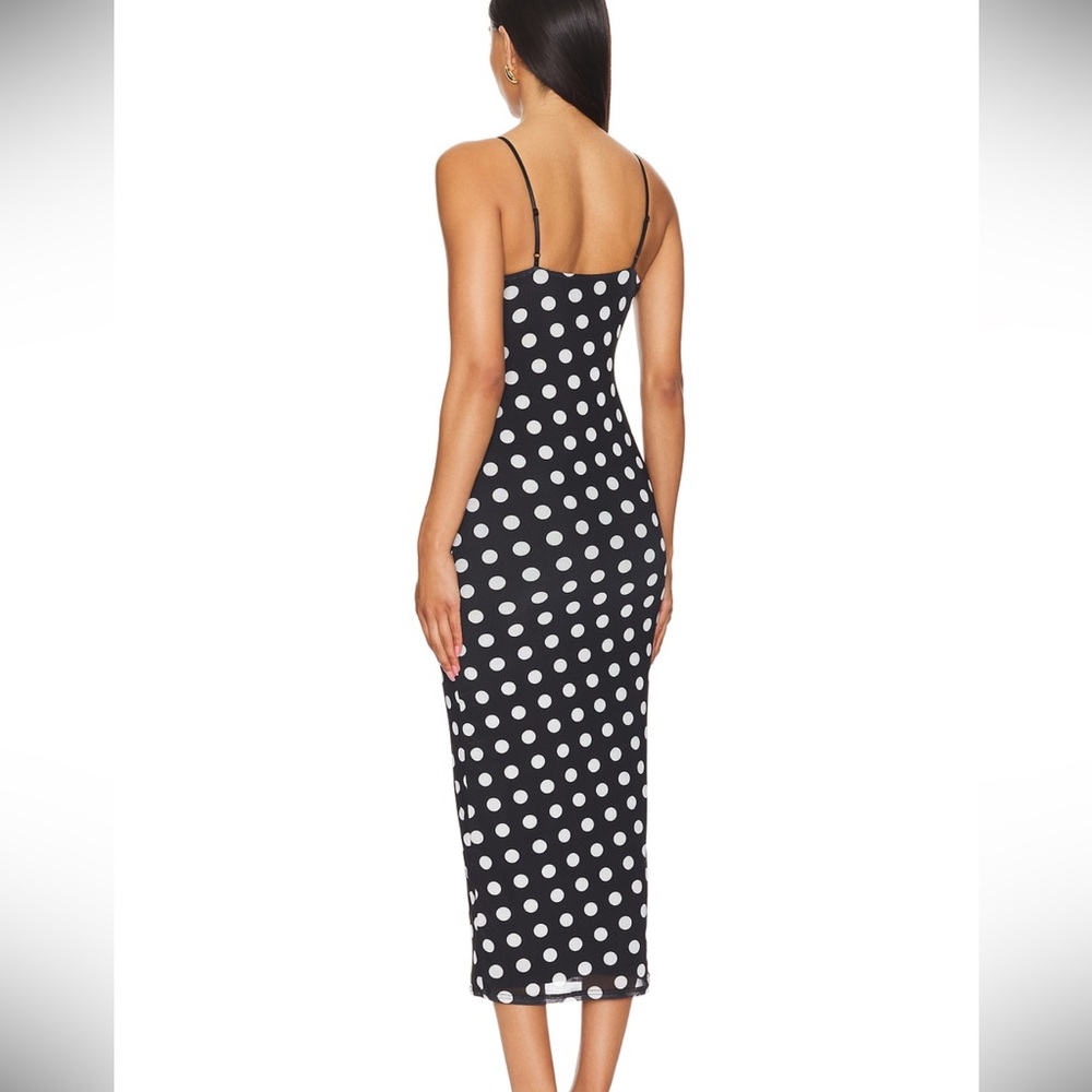AFRM Amina Dress in Diagonal Dot. Size Medium. Purchased on Revolve. NWT
